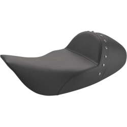 PartzBiz HD DS08011337 - Saddlemen Black Low Solo Seat Studded Harley Street Glide Road King 97-07