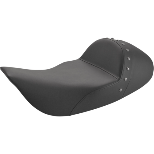 PartzBiz HD: 4403897-Saddlemen สีดำ เบาะเดี่ยวต่ำ มีหมุด Harley Street Glide Road King 97-07