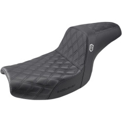 PartzBiz HD DS08050138 - Saddlemen Black Pro Series SDC Performance Gripper ที่นั่ง Harley FXR 82-00 SC88209DB 0805-0138 08050138 davidson FLHR FLHT FLHX FLTR electra road street glide king