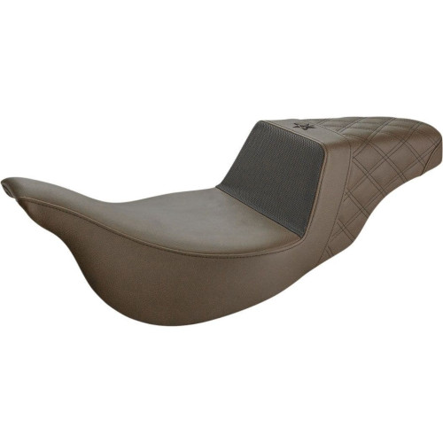 PartzBiz HD: 4403805-Saddlemen Brown Unknown Gripper Step Up 2-Up Gel Seat Harley Touring 08-23 PartzBiz HD: 4403805-Saddlemen Brown Unknown Gripper Step Up 2-Up Gel Seat Harley Touring 08-23