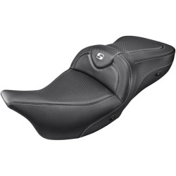 PartzBiz HD DS08011167 - Saddlemen Carbon Heated Road Sofa Two Up Seat Harley FLHT FLHT FLT 08-23 FLHT FLHT FLT 0801-1167 08011167 808-07B-185HCT PartzBiz HD DS08011167 - Saddlemen Carbon Heated Road Sofa Two Up Seat Harley FLHT FLHT FLT 08-23 FLHT FLHT FLT 0801-1167 08011167 808-07B-185HCT