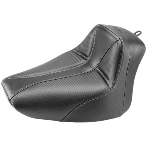PartzBiz HD: 4403771-Saddlemen Dominator Harley Seat พร้อมพนักพิงตัวเลือกสำหรับ 00-06 FXS/FLS | 800-01-0042