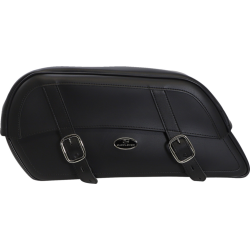 PartzBiz HD DS35010321 - Saddlemen Drifter Slant Throw-Over Extra Jumbo 24" Saddlebags for Harley Metric | 3501-0321