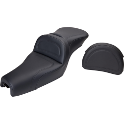 PartzBiz HD DS08040335 - Saddlemen Explorer Black Seat W/ พนักพิง 4 Harley 04-20 XL W/4.5 Gal Tank | 807-03-030 PartzBiz HD DS08040335 - Saddlemen Explorer Black Seat W/ พนักพิง 4 Harley 04-20 XL W/4.5 Gal Tank | 807-03-030