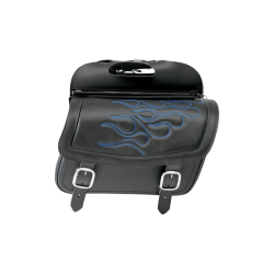 PartzBiz HD DS35010773 - Saddlemen Highwayman Tatto Blue Stitch Large Universal Throwover Saddlebags | 3501-0773 PartzBiz HD DS35010773 - Saddlemen Highwayman Tatto Blue Stitch Large Universal Throwover Saddlebags | 3501-0773