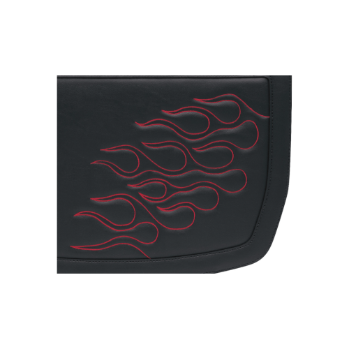 PartzBiz HD: 4403696-Saddlemen Highwayman Tatto Dark Red Stitch Jumbo Universal Throwover กระเป๋าข้าง | X021-05-0425