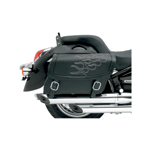 PartzBiz HD: 4403663-Saddlemen Highwayman Tatto Silver Stitch Medium Universal Throwover กระเป๋าข้าง | X021-05-0403 PartzBiz HD: 4403663-Saddlemen Highwayman Tatto Silver Stitch Medium Universal Throwover กระเป๋าข้าง | X021-05-0403