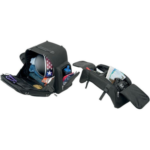 PartzBiz HD: 4403557-Saddlemen Sissy Bar Bag FTB3600 FTB 3600 For Harley & Metric Motorcycle