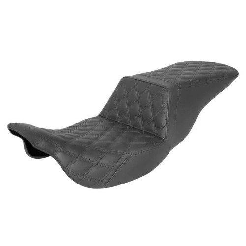 PartzBiz HD: 4403512-เบาะนั่ง Saddlemen Tour Step Up Full Lattice Stitch Harley Touring FLH/T 08-Up