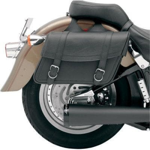 PartzBiz HD: 4403526-Saddlemen Highwayman Classic Slant Style Throw-Over Jumbo 18 ” Univ Saddlebags | X021-02-042