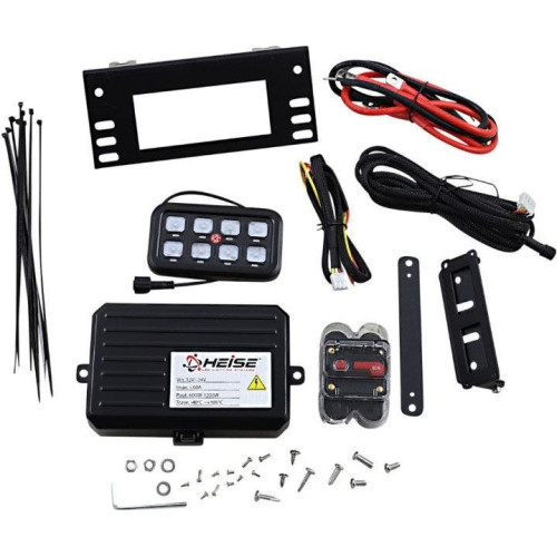 PartzBiz HD: 4403528-ระบบแผงสวิตช์ Saddletramp Universal 8 Gang 12V Universal HE-SWP8