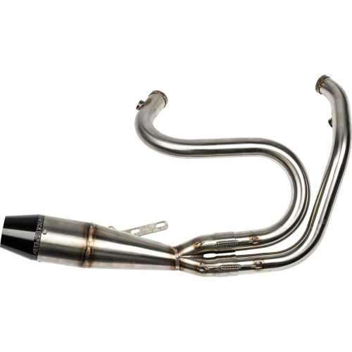 PartzBiz HD: 4403500-Sawicki 2 into 1 13" Raw Full Lengh Pipe Black Tip Exhaust Harley Dyna 17-Up PartzBiz HD: 4403500-Sawicki 2 into 1 13" Raw Full Lengh Pipe Black Tip Exhaust Harley Dyna 17-Up
