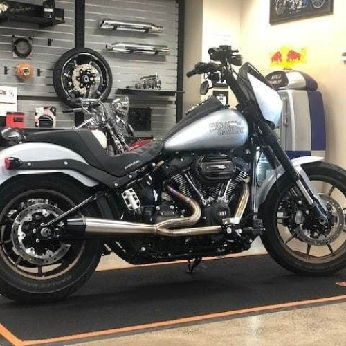 PartzBiz HD: 4403501-Sawicki 2 into 1 13" Raw Full Lenght Pipe Black Tip Exhaust System Harley Dyna FXD 91-17 PartzBiz HD: 4403501-Sawicki 2 into 1 13" Raw Full Lenght Pipe Black Tip Exhaust System Harley Dyna FXD 91-17