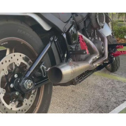 PartzBiz HD WP930-01235 - Sawicki 2 into 1 Brushed Full Length Cannon Exhaust Harley M8 Softail 18-Up PartzBiz HD WP930-01235 - Sawicki 2 into 1 Brushed Full Length Cannon Exhaust Harley M8 Softail 18-Up