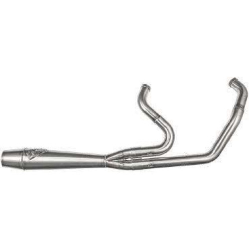 PartzBiz HD: 4403481-Sawicki 2 into 1 Raw Shorty Length Cannon Exhaust Harley TC Touring 95-16 PartzBiz HD: 4403481-Sawicki 2 into 1 Raw Shorty Length Cannon Exhaust Harley TC Touring 95-16