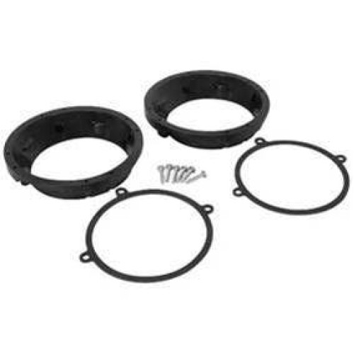 PartzBiz HD: 4403454-Scosche SAHD675B 6.5" Fairing Speaker Adapter Harley Touring w/ Fairing 96-13 electra street road glide davidson best for DDIN radio install easy bolt on