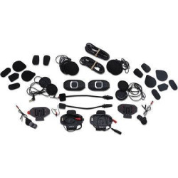 PartzBiz HD SF2D-02 - Sena SF2-02 SF2 Dual Pack รถจักรยานยนต์ระบบสื่อสาร Bluetooth 2-Way 4402-0791 44020791