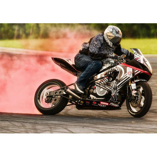 PartzBiz HD: 4403267-Shinko 87-4670R Tire Smoke Bomb Rear Tire Red 180/55Zr17 Radial | 87-4670R PartzBiz HD: 4403267-Shinko 87-4670R Tire Smoke Bomb Rear Tire Red 180/55Zr17 Radial | 87-4670R