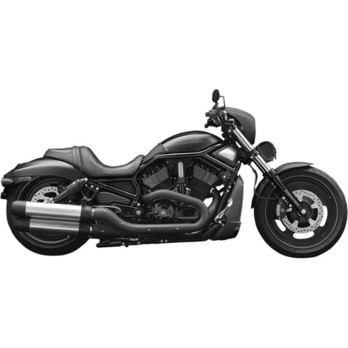 PartzBiz HD: 4403236-Legend New Black Aero Air Ride Shocks Suspension Harley V-Rod Models 07-17 | 1311-0107