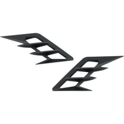 PartzBiz HD: 4403210-Show Chrome 52-959BK Black Front Fender Vent Filler Accent Honda GL1800 18-Up 1405-0306 14050306 best for buy goldwing gold wing gl 1800 f6b
