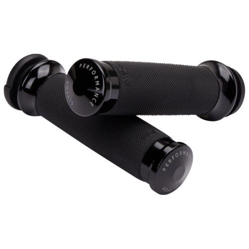 PartzBiz HD: 4403171-Slyfox Custom Contour Black Anodized Grips 4 Harley 08-23 Throttle By Wire | CC-86-AN-FL-FOX