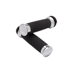 PartzBiz HD DS06303084 - Slyfox Custom Contour Chrome Grips 4 Harley 08-23 คันเร่งแบบลวด | CC-85-CH-FL-ฟ็อกซ์