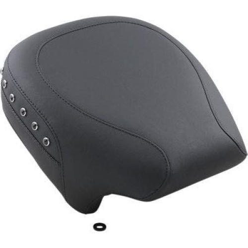 PartzBiz HD: 4403113-Mustang Smooth Black Studded Rear Passenger PillonSeat Harley 97-17 Models | 75579 PartzBiz HD: 4403113-Mustang Smooth Black Studded Rear Passenger PillonSeat Harley 97-17 Models | 75579