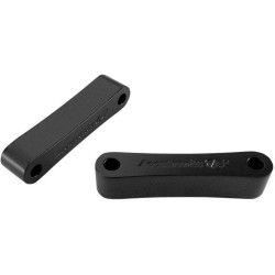 PartzBiz HD DS14100084 - Accutronix 49mm Black Smooth 5/8 ” บังโคลนหนา Spacer 14-18 Harley FLH/T -TFS49SF5/8B