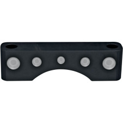 PartzBiz HD DS14100049 - Covingtons Black Dimpled 1" Front Fender Spacers Harley Touring FLH/T 86-13 | C1102-B