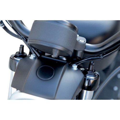 PartzBiz HD: 4403084-Speed Merchant SM Black Preload Adjuster Fork Caps Harley FXR XL FXD FXDL 39mm | SM39A-1