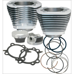 PartzBiz HD SS910-0202 - S&S Cycle 106 ” CI Big Bore Cylind Kit สีเงิน 10:1 Compression 07-16 Harley | 910-0202 PartzBiz HD SS910-0202 - S&S Cycle 106 ” CI Big Bore Cylind Kit สีเงิน 10:1 Compression 07-16 Harley | 910-0202
