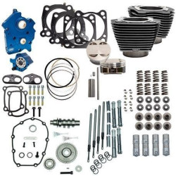 PartzBiz HD SS310-1110A - S&S 124" Bolt On All Black Big Bore Kit Gear 550 Cam Black Pushrod Oil Cool | 310-1059 PartzBiz HD SS310-1110A - S&S 124" Bolt On All Black Big Bore Kit Gear 550 Cam Black Pushrod Oil Cool | 310-1059