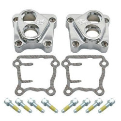 PartzBiz HD SS106-3883 - S&S 106-3883 Chrome Lifter Tappet Blocks ครอบคลุม Harley Big Twin Cam 99-Up