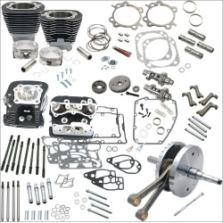 PartzBiz HD SS900-0568 - S&S Cycle 124 ” Hot Set-Up Kit พร้อมกระบอกสูบ Big Bore Cams Pistons Harley 07-16 | 900-0568 PartzBiz HD SS900-0568 - S&S Cycle 124 ” Hot Set-Up Kit พร้อมกระบอกสูบ Big Bore Cams Pistons Harley 07-16 | 900-0568