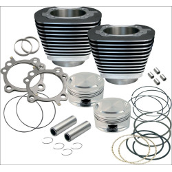 PartzBiz HD SS910-0204 - S&S Cycle 95 ” CI Big Bore Cylind Kit สีดำ 9.7:1 Compression 99-06 Harley | 910-0204 PartzBiz HD SS910-0204 - S&S Cycle 95 ” CI Big Bore Cylind Kit สีดำ 9.7:1 Compression 99-06 Harley | 910-0204