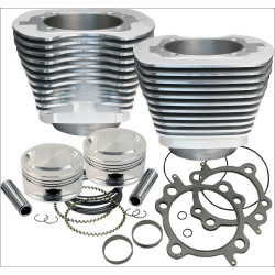 PartzBiz HD SS910-0200 - S&S Cycle 95 ” CI Big Bore Cylind Kit สีเงิน 9.7:1 Compression 99-06 Harley | 910-0200 PartzBiz HD SS910-0200 - S&S Cycle 95 ” CI Big Bore Cylind Kit สีเงิน 9.7:1 Compression 99-06 Harley | 910-0200