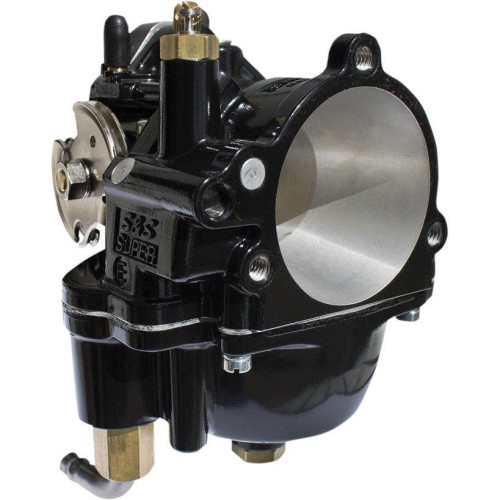 PartzBiz HD: 4402915-S&S Cycle Black Super E Carburetor for Harley 84-06 Big Twin & Sportster XL | 110-0099