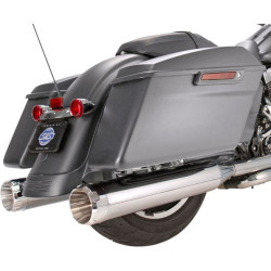 PartzBiz HD SS550-0665 - S&S Cycle Chrome MK45 4.5 ” Slip On Mufflers พร้อม Chrome Thruster Tips Harley 2017 | 550-0665 PartzBiz HD SS550-0665 - S&S Cycle Chrome MK45 4.5 ” Slip On Mufflers พร้อม Chrome Thruster Tips Harley 2017 | 550-0665