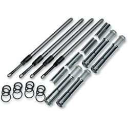PartzBiz HD SS930-0123 - S&S Cycle Chromoly Quickee ก้านกระทุ้ง Pushrod Tube Covers Harley M8 Milwaukee 8 | 930-0123