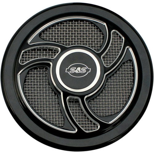 PartzBiz HD: 4402896-S&S Black Torker Cover Super Stock Stealth เครื่องฟอกอากาศ Stage 1 Harley | 170-0206 PartzBiz HD: 4402896-S&S Black Torker Cover Super Stock Stealth เครื่องฟอกอากาศ Stage 1 Harley | 170-0206