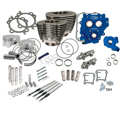 PartzBiz HD SS330-0668 - แพ็คเกจ S&S Cycle Winter Power 110” Black Big Bore Kit พร้อมลูกเบี้ยวโซ่ 585 07-17 | 330-0582 PartzBiz HD SS330-0668 - แพ็คเกจ S&S Cycle Winter Power 110” Black Big Bore Kit พร้อมลูกเบี้ยวโซ่ 585 07-17 | 330-0582