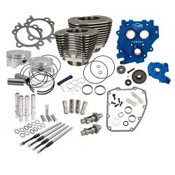PartzBiz HD SS330-0669 - แพ็คเกจ S&S Cycle Winter Power 110” Black Big Bore Kit พร้อม 585 Gear Cams 07-17 | 330-0583 PartzBiz HD SS330-0669 - แพ็คเกจ S&S Cycle Winter Power 110” Black Big Bore Kit พร้อม 585 Gear Cams 07-17 | 330-0583