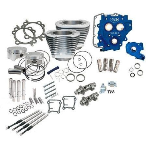PartzBiz HD: 4402857-แพ็คเกจ S&S Cycle Winter Power 110” Silver Big Bore Kit พร้อมลูกเบี้ยวโซ่ 585 07-17 | 330-0580 PartzBiz HD: 4402857-แพ็คเกจ S&S Cycle Winter Power 110” Silver Big Bore Kit พร้อมลูกเบี้ยวโซ่ 585 07-17 | 330-0580