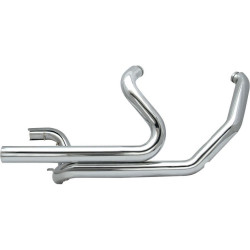PartzBiz HD SS550-0004B - S&S Chrome Power Tune Dual Crossover Headers Head Pipes สำหรับ Harley Touring 09-16 | 550-0004B PartzBiz HD SS550-0004B - S&S Chrome Power Tune Dual Crossover Headers Head Pipes สำหรับ Harley Touring 09-16 | 550-0004B