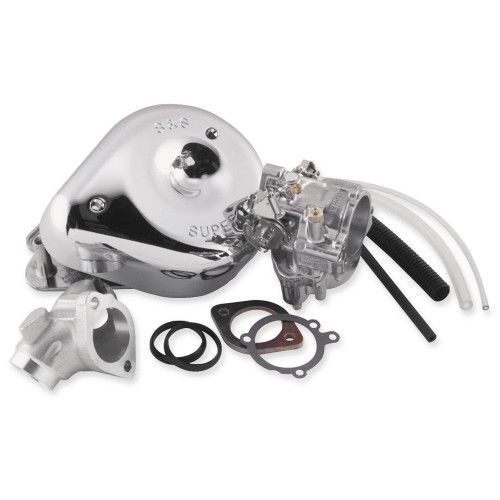 PartzBiz HD: 4402799-S&S 11-0434 Shorty Super "G" Carburetor Kit 93-99 Harley EVO Big Twin Models TR499577;499577;S&S Shorty Super "G" Carburetor Kit for Harley EVO Big Twin 93-99;Harley Davidson EVO Big Twin 93-99;11-0434; 11-0434; DS0434; 499577 PartzBiz HD: 4402799-S&S 11-0434 Shorty Super "G" Carburetor Kit 93-99 Harley EVO Big Twin Models TR499577;499577;S&S Shorty Super "G" Carburetor Kit for Harley EVO Big Twin 93-99;Harley Davidson EVO Big Twin 93-99;11-0434; 11-0434; DS0434; 499577