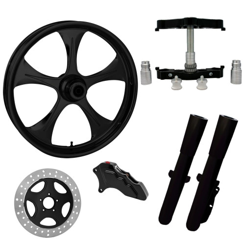 PartzBiz HD: 4402773-Stratos Black 23" Wheel Tire Single Side w/ Raked Triple Trees Lowers & Sliders | STRATOS-SNGL-BLK-KIT-23PCKG PartzBiz HD: 4402773-Stratos Black 23" Wheel Tire Single Side w/ Raked Triple Trees Lowers & Sliders | STRATOS-SNGL-BLK-KIT-23PCKG