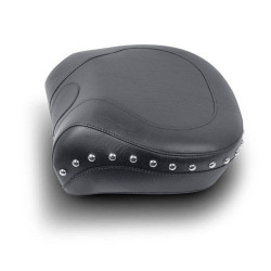 PartzBiz HD MD79486 - Mustang 79486 Wide Chrome Studded ด้านหลังสำหรับ 08-15 Harley FLSTC FLSTS 489169 0802-0492 08020492
