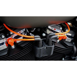 PartzBiz HD DS21040360 - สายหัวเทียน Sumax 30838 Orange Pro 8mm Harley M8 Softail 18-21
