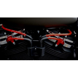PartzBiz HD DS21040365 - สายหัวเทียน Sumax 49238 Red Pro 10.4 มม. Harley M8 Softail 18-21