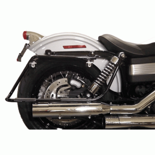 PartzBiz HD: 4402732-Sumax 8815 Steel Saddlebag Mount Brackets for Harley 08-17 Dyna FXD